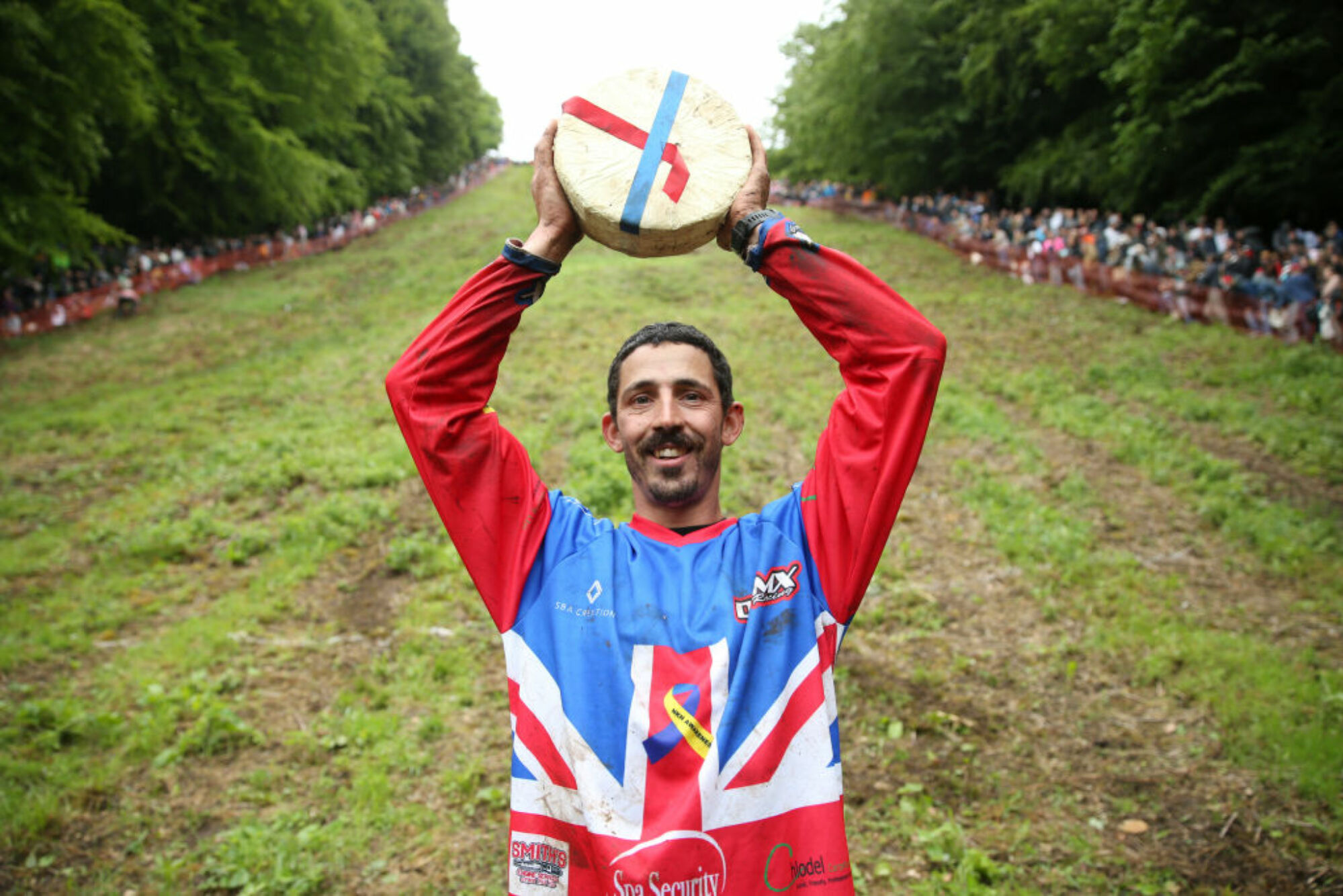 Roulage au fromage Gloucestershire