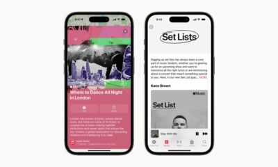 Vous pouvez désormais écouter les setlists officielles des concerts sur Apple Music