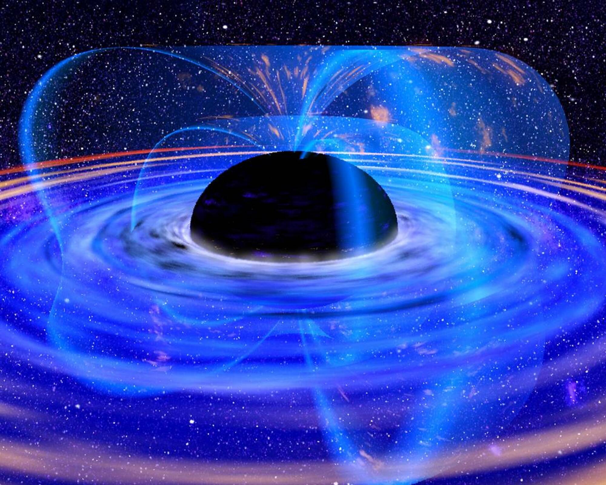 une illustration de trou noir
