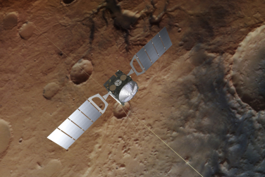 La mission Mars Express de l'ESA a débuté en 2004.