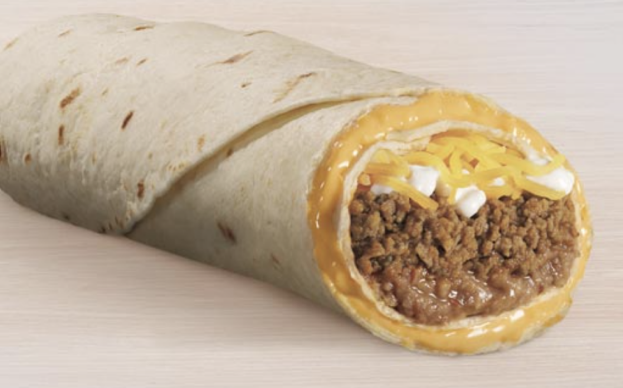 Taco Bell burrito à 5 couches