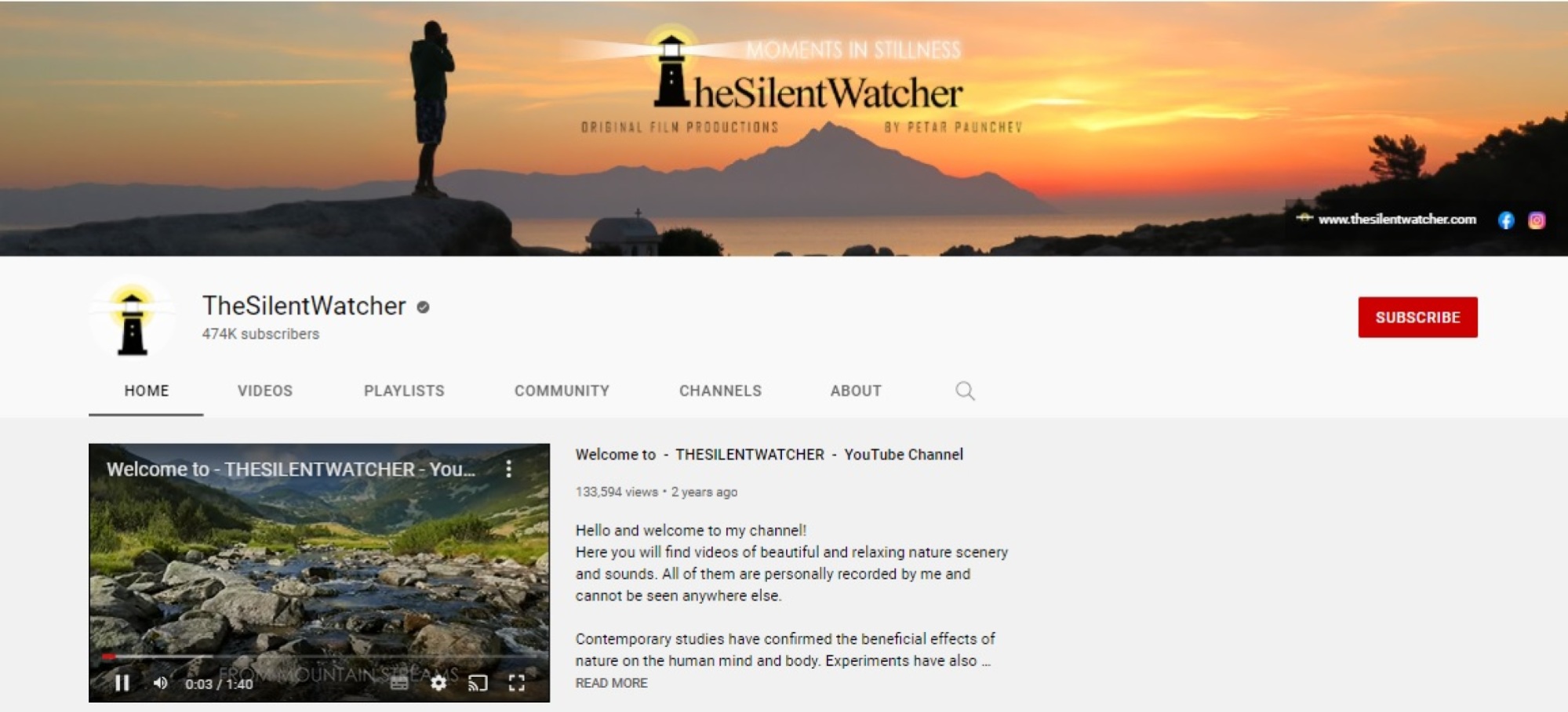 TheSilentWatcher sur YouTube