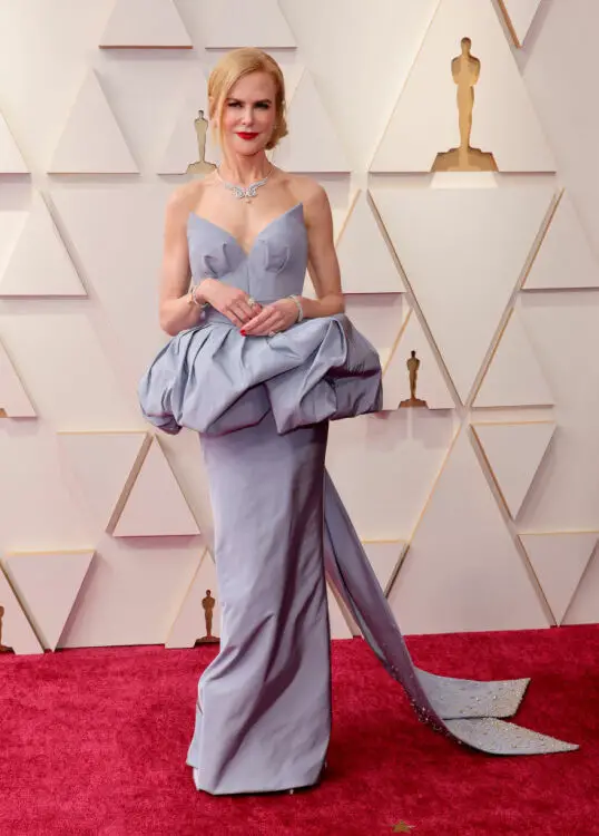 Nicole Kidman sur le tapis rouge des Oscars.