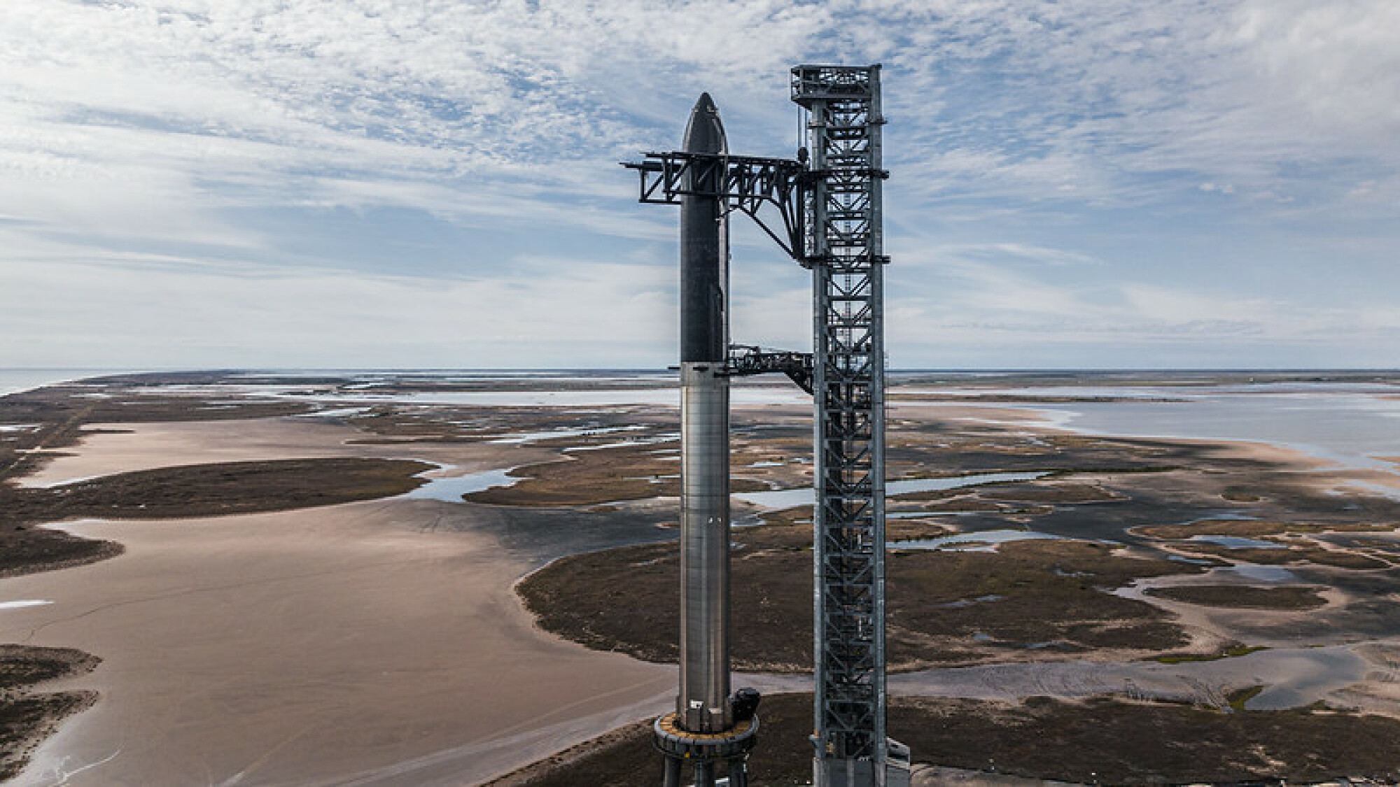 SpaceX Starship prêt pour le lancement