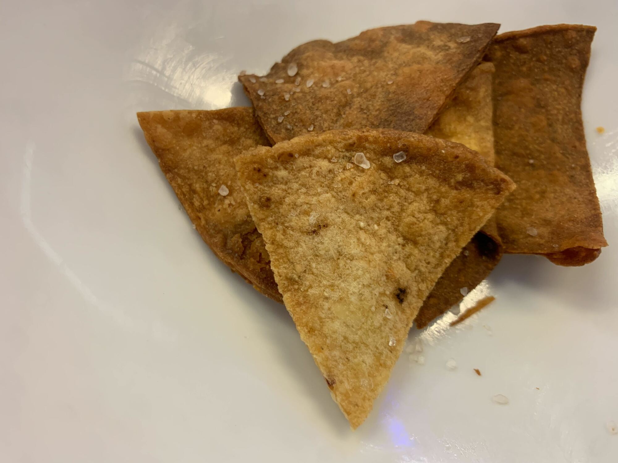 croustilles de tortilla frites à l'air