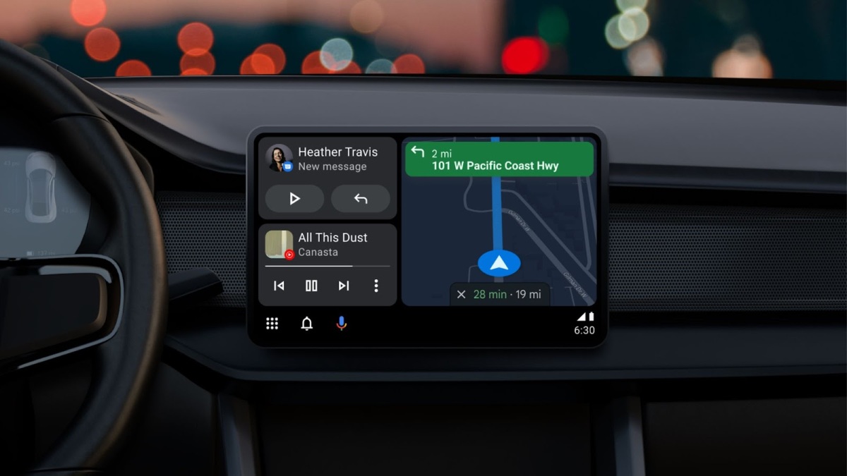 Android Auto obtient le mode écran partagé, la navigation permanente et les médias