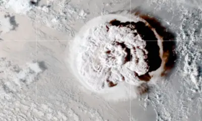 Des images explosives de la NASA montrent que l'éruption du volcan a atteint des sommets incroyables
