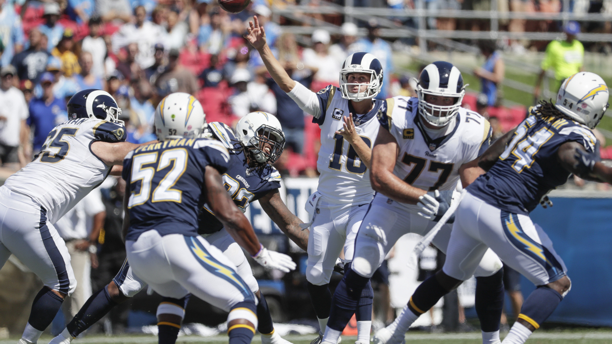 Diffusions en direct de football de pré-saison NFL pour les Rams contre les Chargers