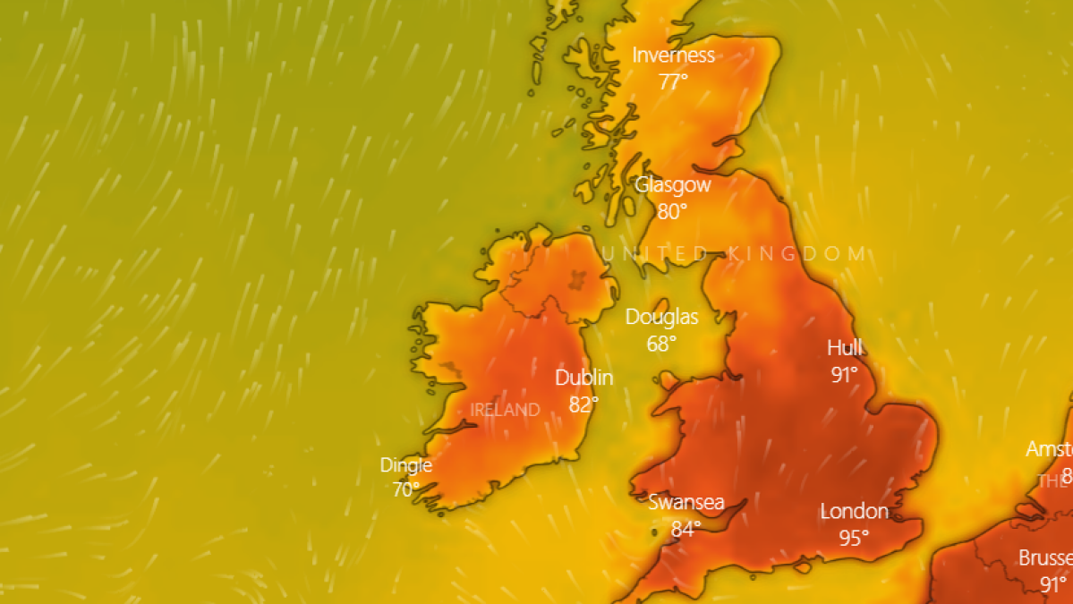 La chaleur extrême du Royaume-Uni bat le record de tous les temps