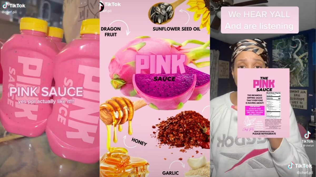 La sauce rose de TikTok envahit Internet.  Que se passe-t-il?