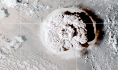 L'éruption géante du volcan a fait quelque chose d'inédit, selon la NASA