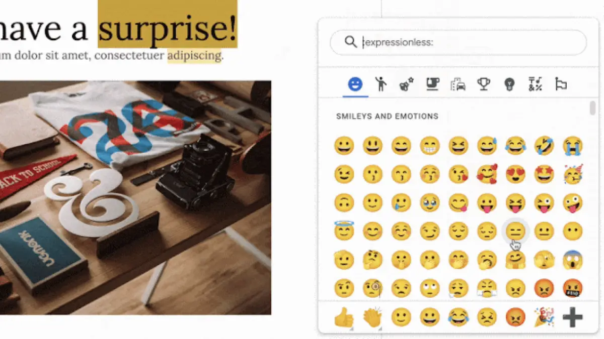 Profitez de réactions emoji passives et agressives dans votre Google Docs