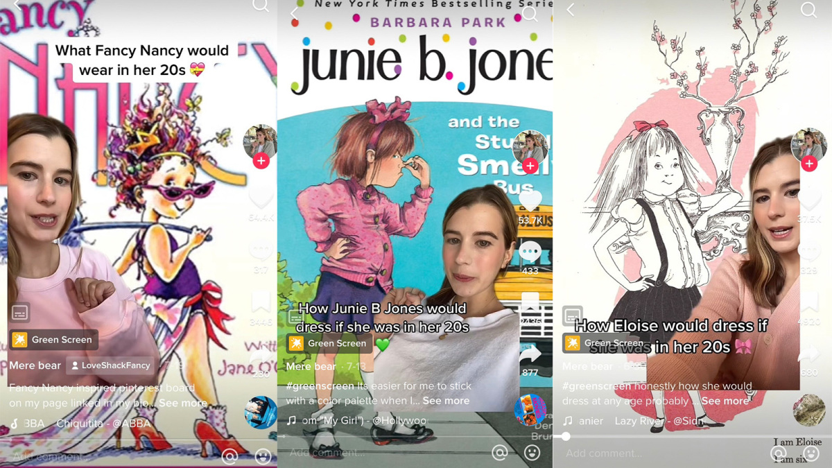 TikTok transforme les héroïnes des livres de chapitres en esthétique