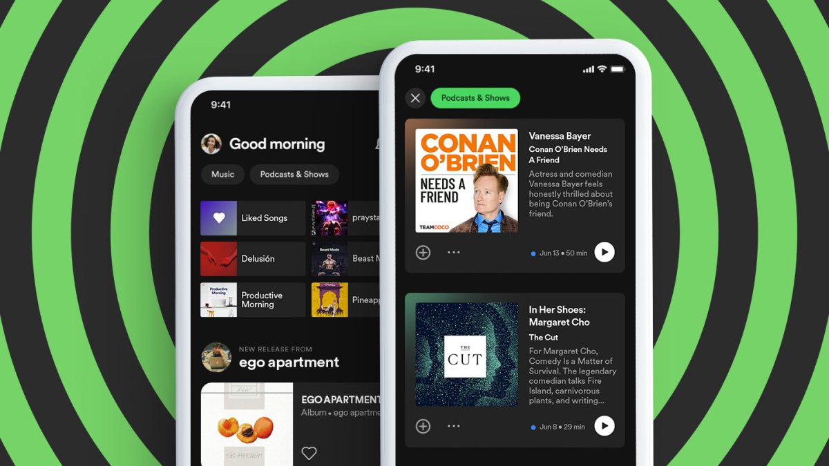 Votre page d'accueil Spotify fait peau neuve