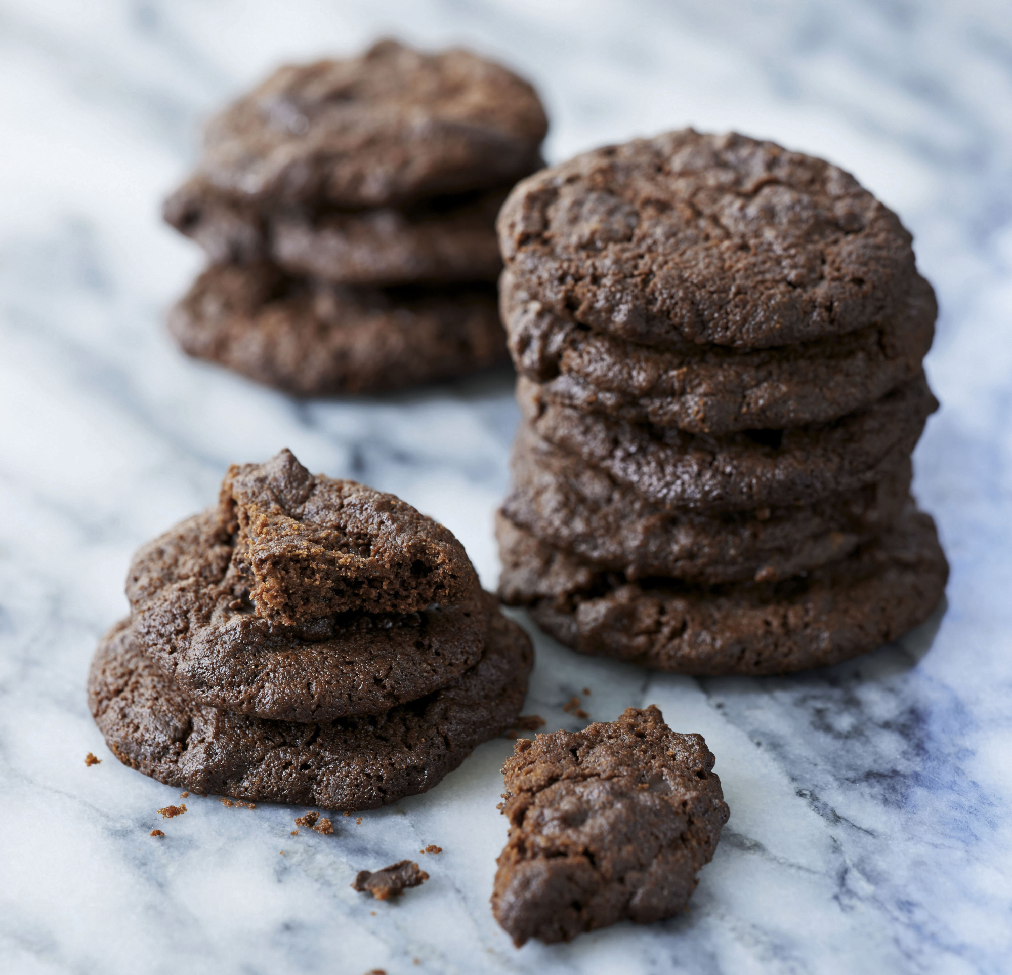 gâteaux avec des pépites de chocolat