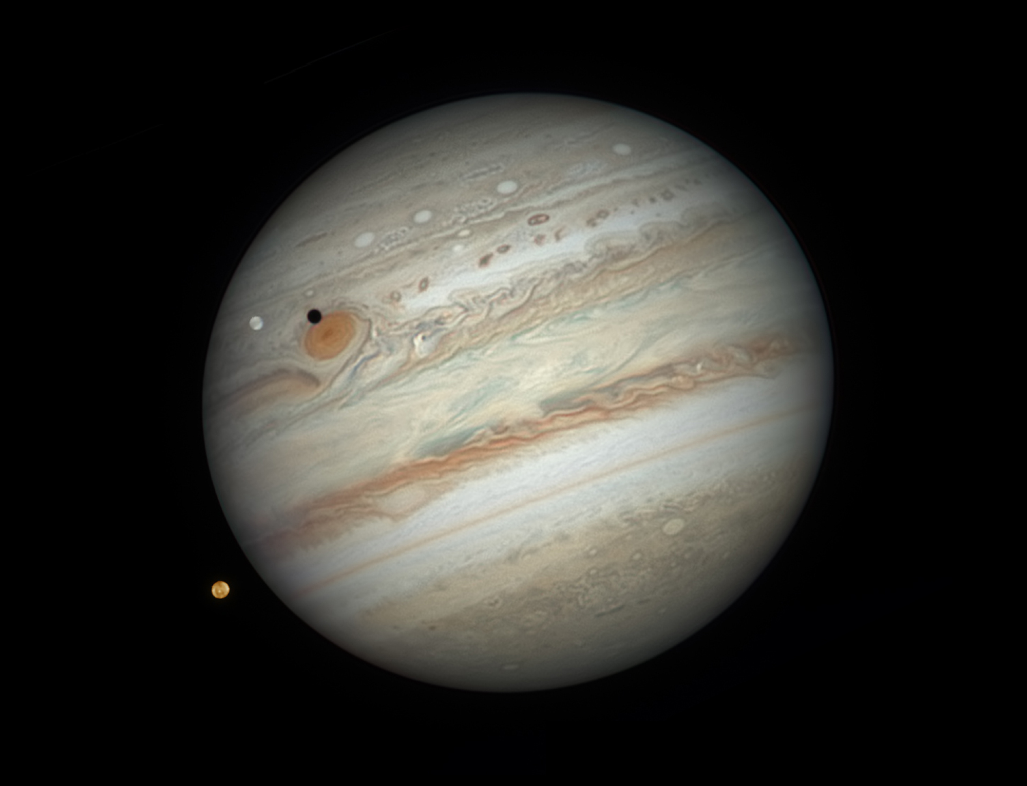 Une image de Jupiter dans l'espace.