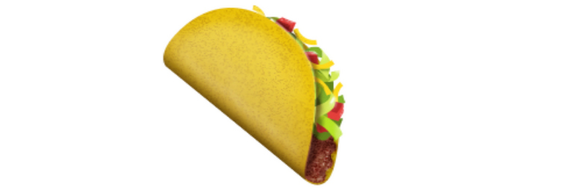 Un émoji taco.