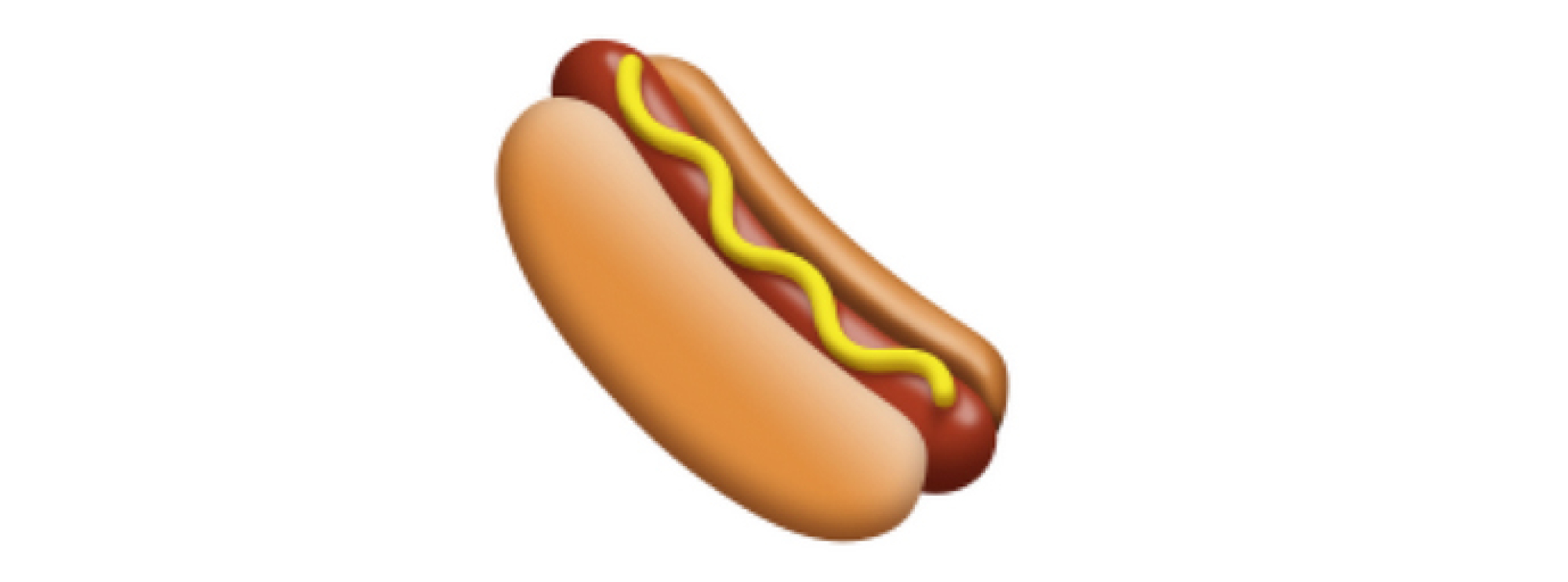 Un emoji de hot-dog.
