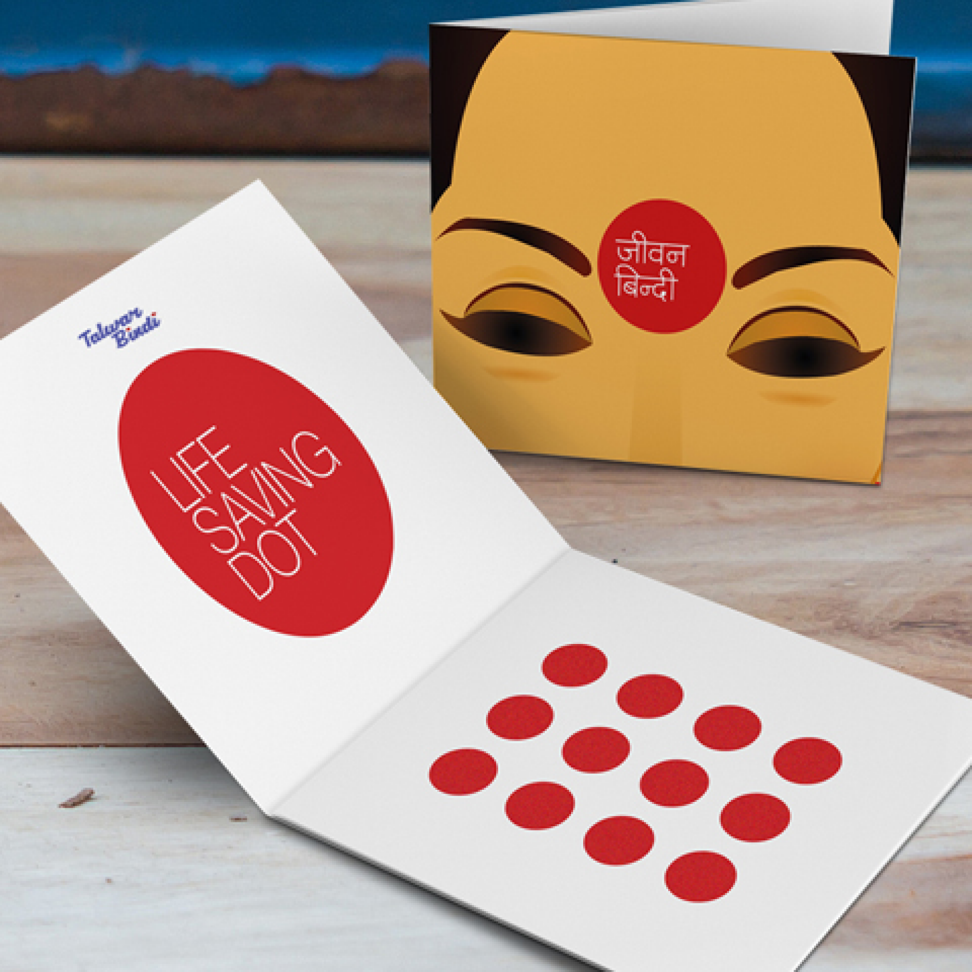 Une photographie promotionnelle d'un pack de Life Saving Dots.