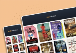 une image promotionnelle créée par Amazon pour Kindle Unlimited