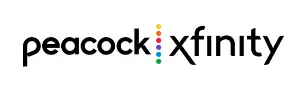 Logos Peacock et Xfinity côte à côte