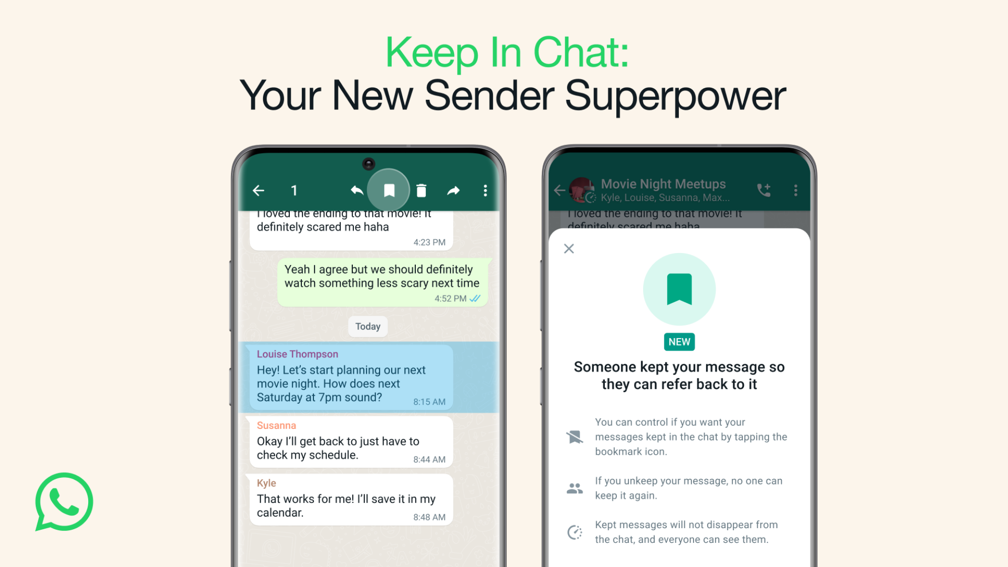 Comment enregistrer les messages qui disparaissent sur Whatsapp