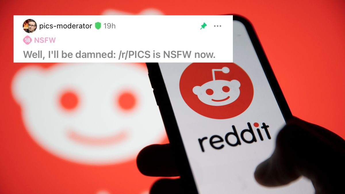 La protestation de l'API de Reddit vient d'avoir encore plus de NSFW