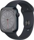 Apple Watch série 8 noire avec bracelet noir