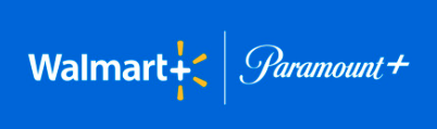 logos walmart+ et paramount+ côte à côte