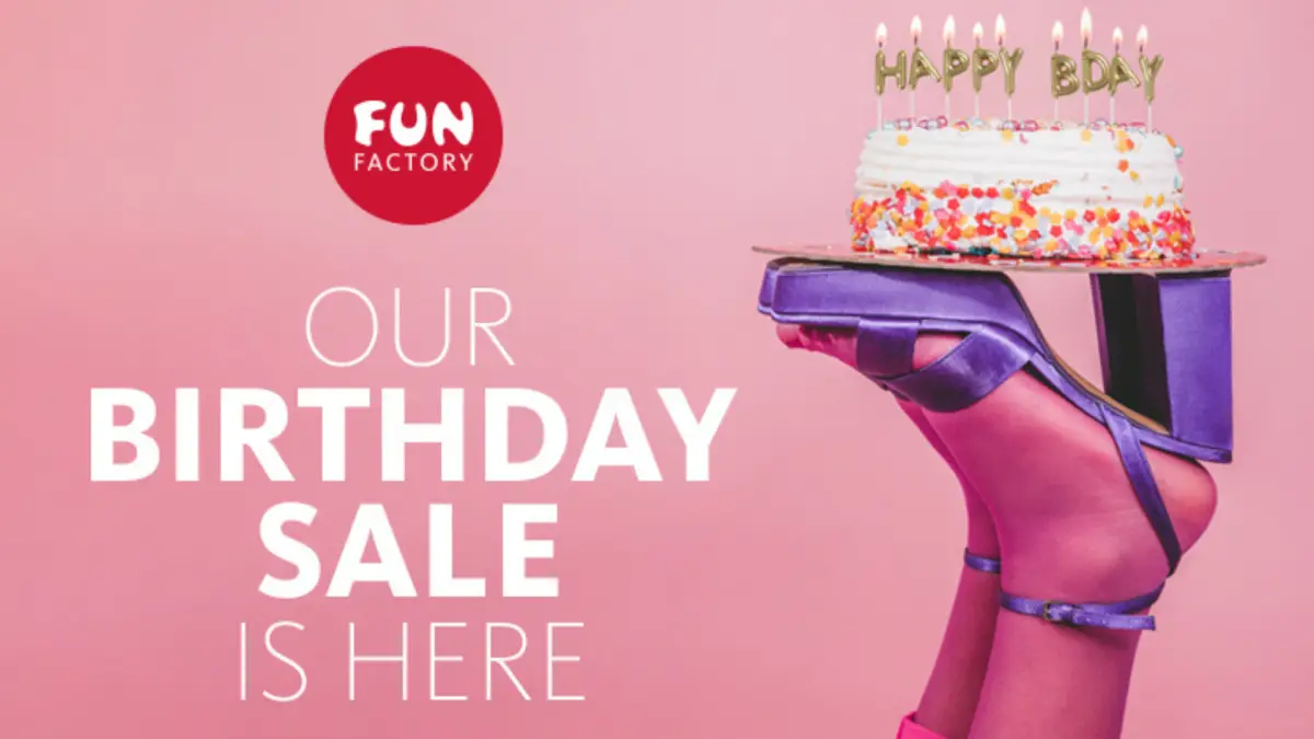 Célébrez l'anniversaire de Fun Factory avec 40 % de réduction sur les vibromasseurs, les godes et plus encore