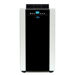 Whynter ARC-14S 14 000 BTU Climatiseur portatif à double tuyau sur fond blanc