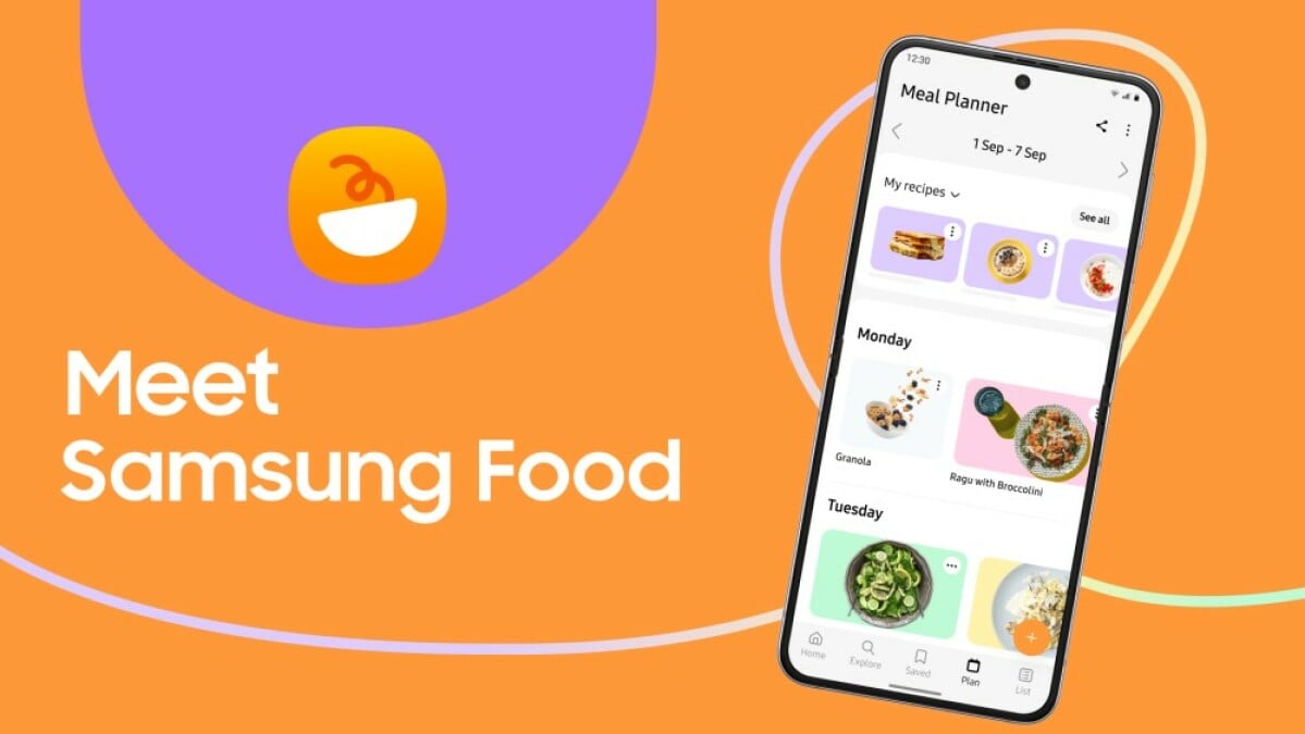 Samsung a lancé son application de recettes basée sur l'IA appelée Food