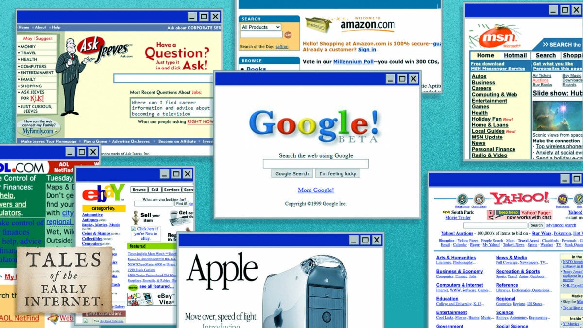 À quoi ressemblaient les sites Web d'Apple, Google et Amazon en 1999