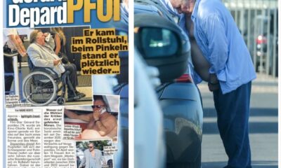 Gérard Depardieu surpris en train d'uriner sur une voiture à l'aéroport d'Ajaccio!