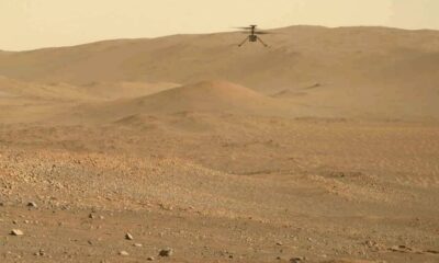 La NASA filme des images rares de son vol et de son atterrissage en hélicoptère sur Mars