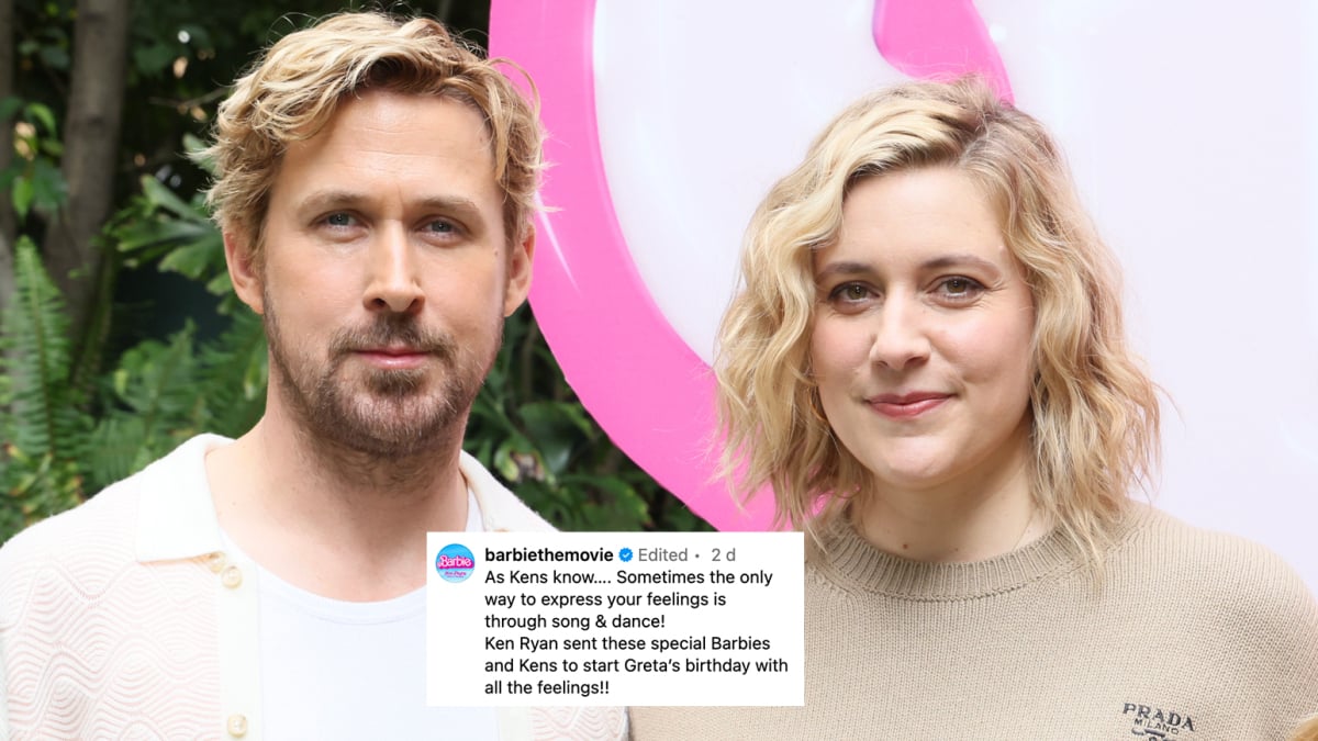 Ryan Gosling surprend Greta Gerwig avec un flash mob 'Barbie' est aussi glorieux que vous l'imaginez