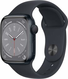 la Apple Watch Series 8 à minuit