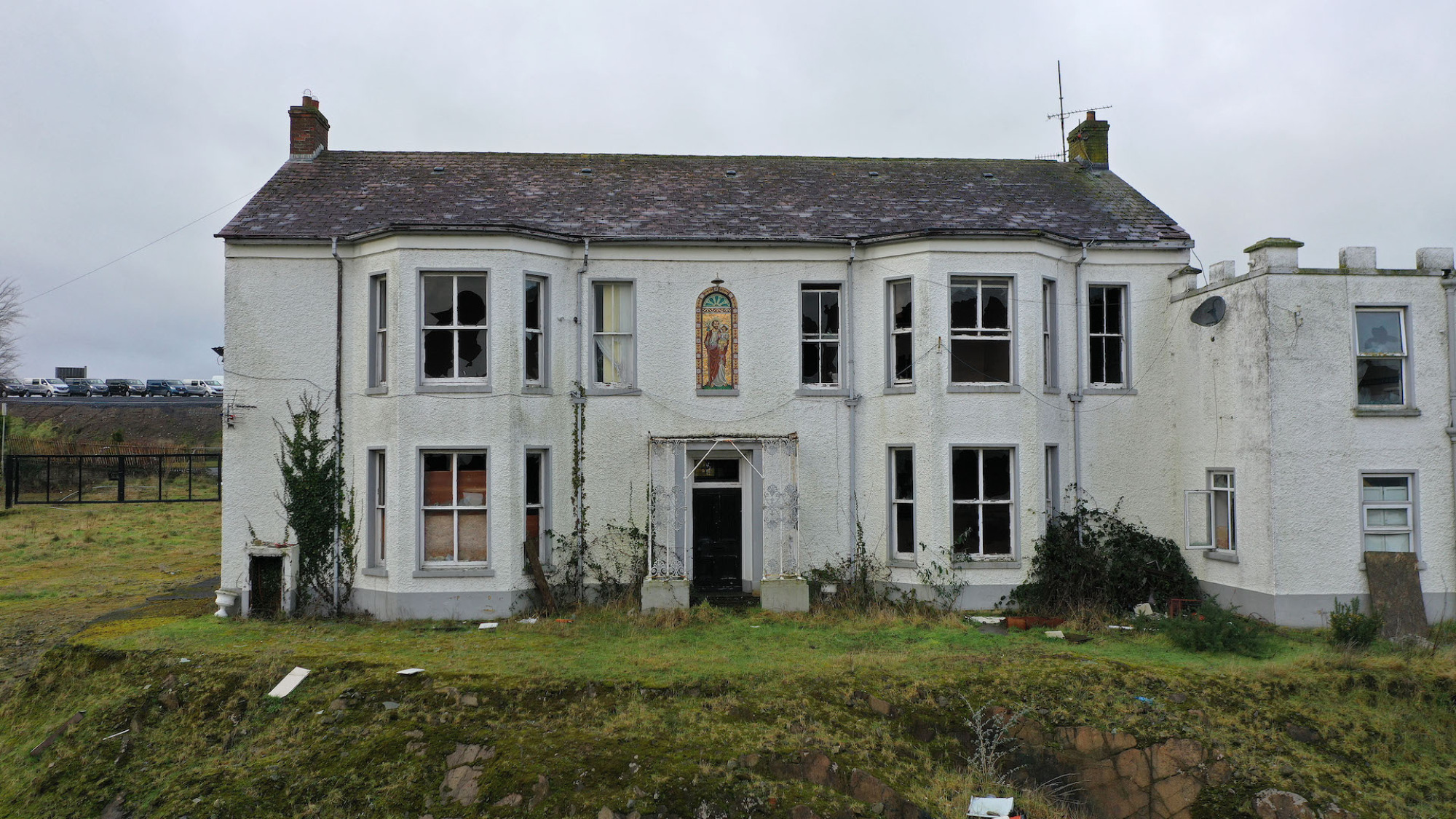 L'ancienne maison mère et bébé de Marianvale à Newry, dirigée par les Sœurs du Bon Pasteur, photographiée en 2021.