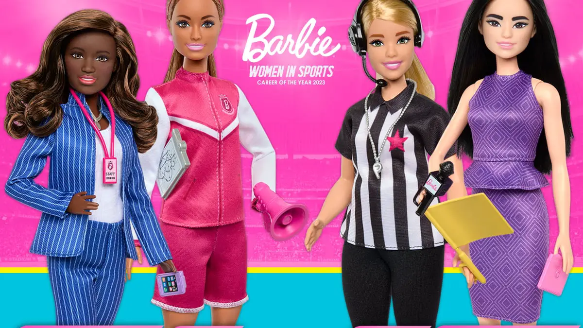 Barbie lance sa collection carrière 2023, dédiée aux femmes dans le sport