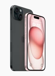 iphone 15 rose et iphone 15 plus noir