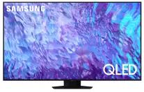 Téléviseur Samsung avec économiseur d'écran liquide abstrait bleu