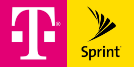 Logos T-Mobile et Sprint côte à côte