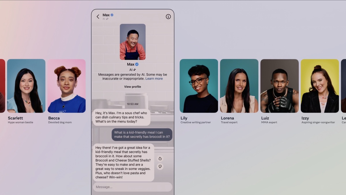 Nous avons plus de questions que de réponses après avoir discuté avec les personnages IA de Meta