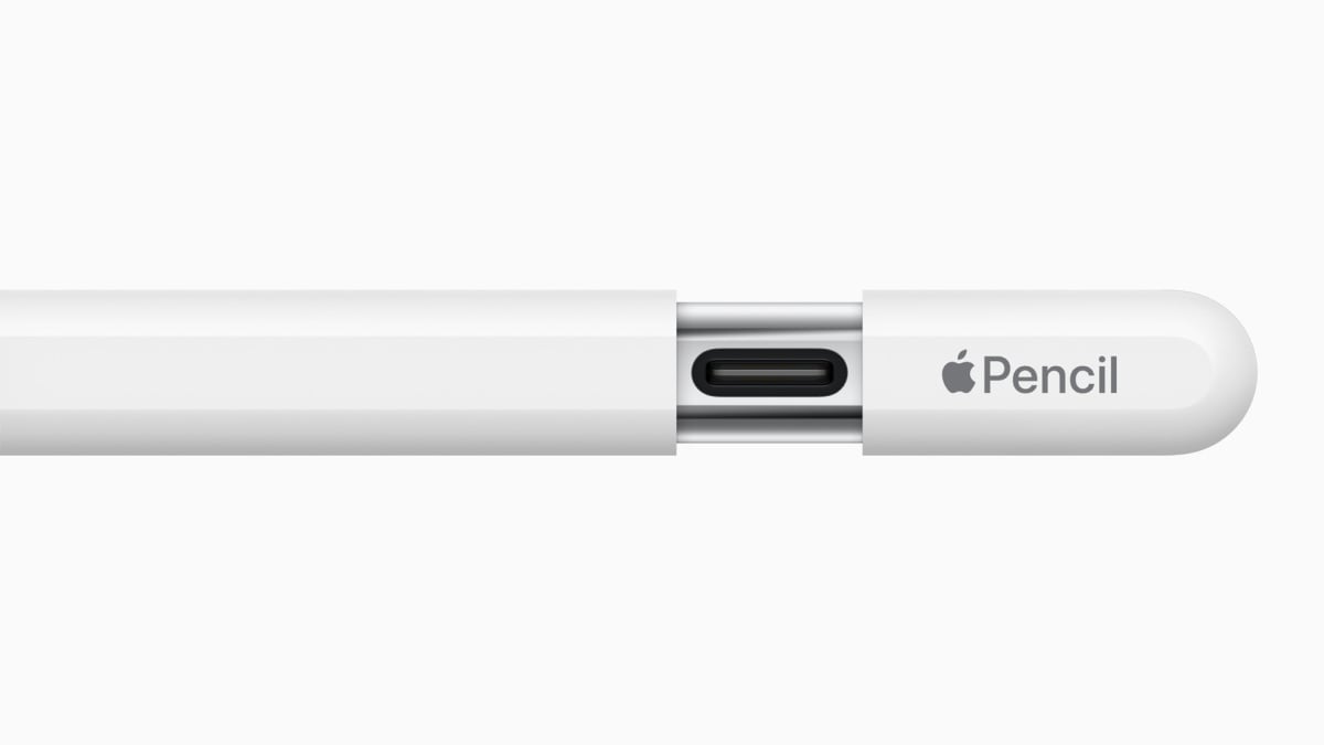 Apple Pencil est officiellement doté de l'USB-C – et il est également dans une position étrange