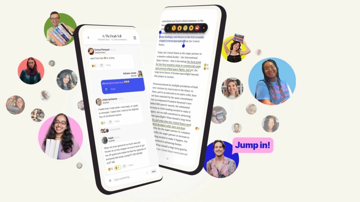 Cette application veut que la lecture soit une expérience sociale – pour les meilleures raisons