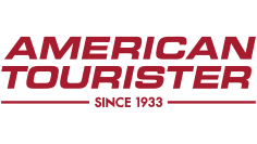 Logo American Tourister sur fond blanc