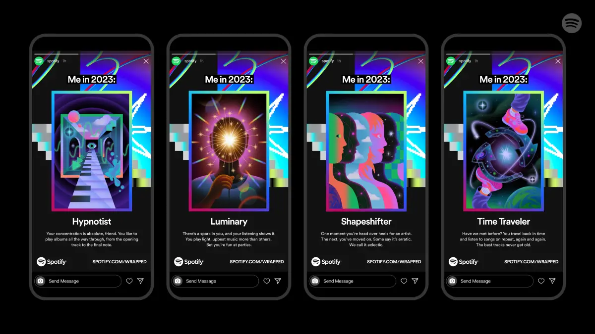 La fonctionnalité « Moi en 2023 » de Spotify Wrapped met en lumière vos habitudes d'écoute embarrassantes