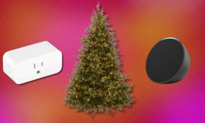 Décorez les couloirs avec un arbre de Noël illuminé livré avec un Echo Pop et une Smart Plug gratuits