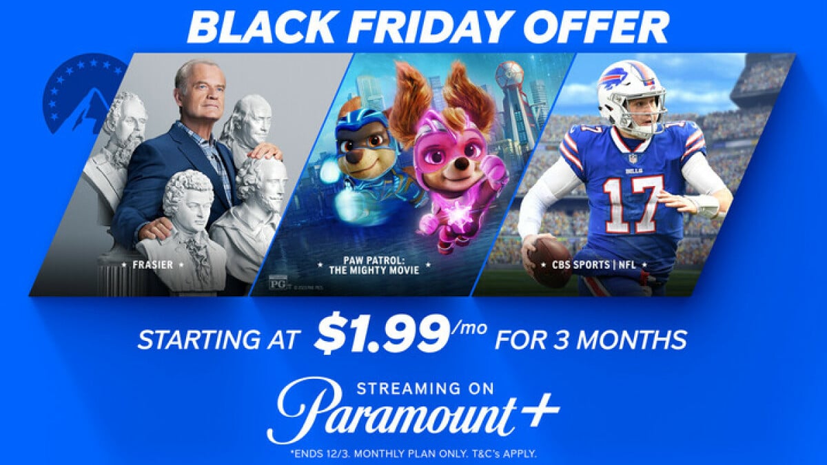 Paramount+ vient d'abandonner son accord annuel du Black Friday