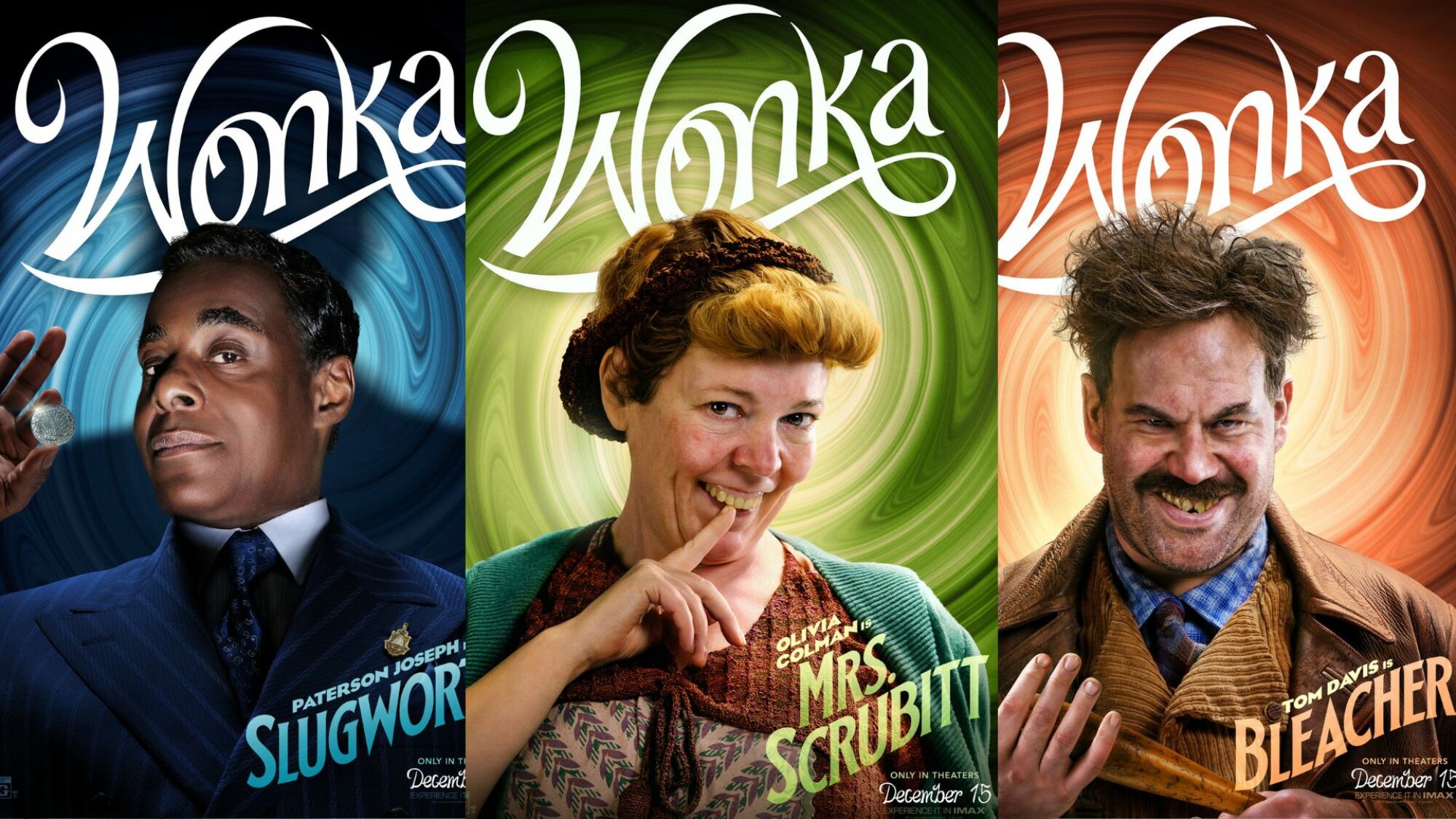 Affiche promotionnelle pour Wonka en collage